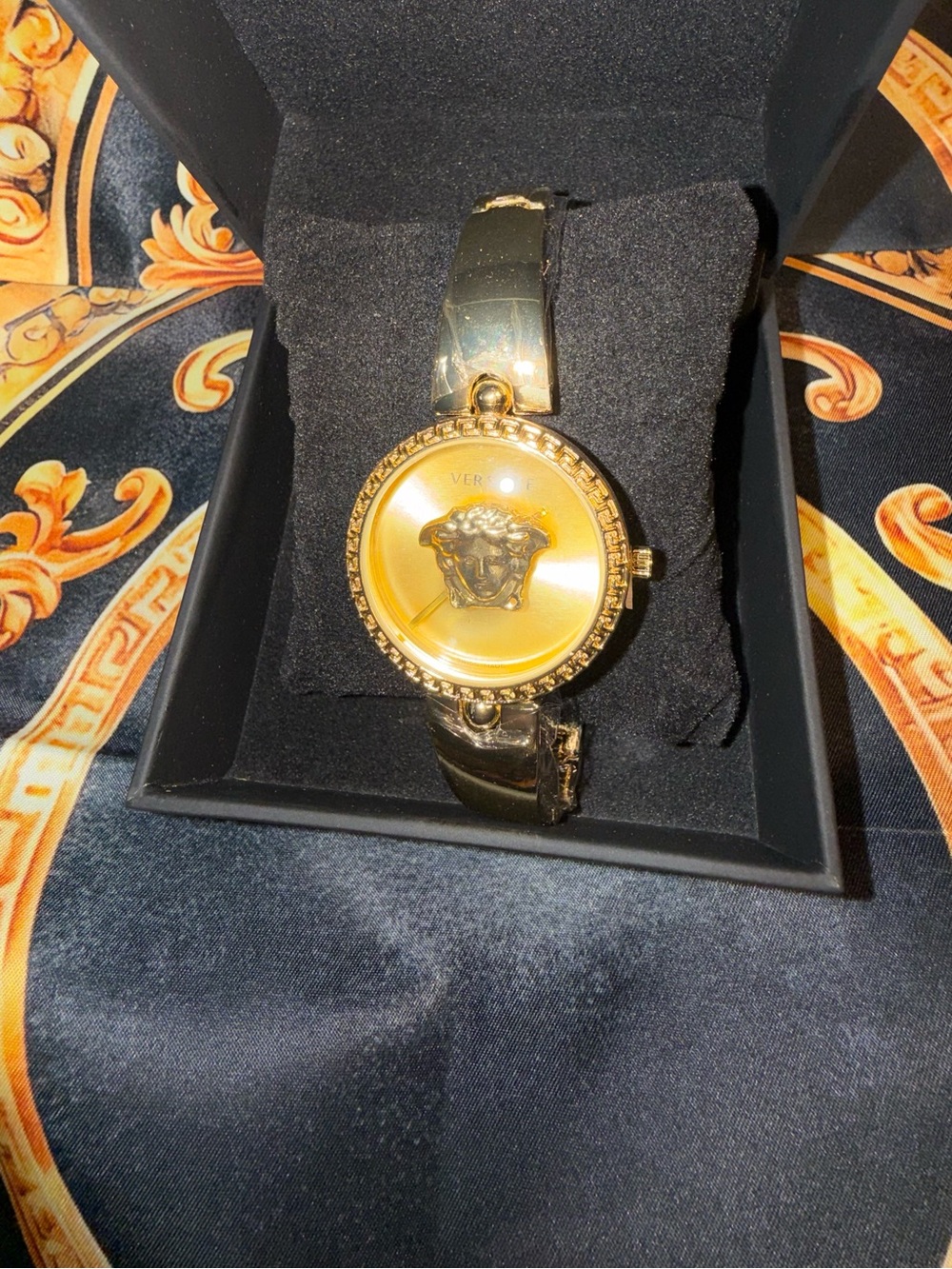 Versace Gold-Tone Medusa Dial Women's or Men’s Bracelet Watch